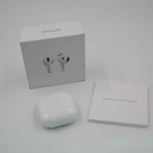 Apple AirPods 4 Wireless Earbuds, Bluetooth Headphones, Personalized Audio - Picture 1 of 11