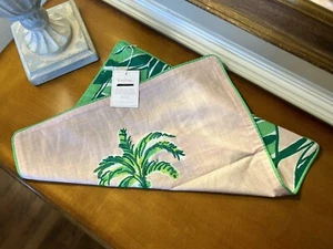 Pottery Barn Teen Lilly Pulitzer Go Bananas Reversible Pillow Cover 20”x20” NWT - Picture 1 of 6