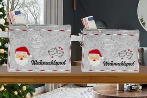 Juego de 2 CORREOS DE NAVIDAD regalos de dinero embalaje de regalo dinero cupón Navidad - Imagen 1 de 7