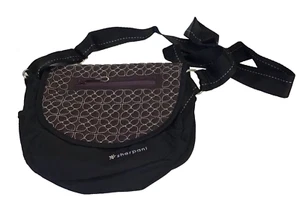 Sherpani Milli Cross Body Bag Handbag Purse Quilted Design Padded Black Purple - Picture 1 of 4