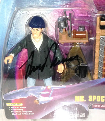 1998 MR SPOCK • WARP FACTOR SERIES • AFA 75 EX+/NM • AUTOGRAPHED LEONARD NIMOY Cover