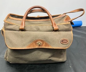 Holland Brothers Land Rover Waxed Canvas Bag/Briefcase FREE Continental USA Ship - Picture 1 of 14