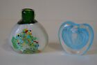 Vintage Murano Small Vase & Perfume Bottle No Stopper Collectible Glass Art