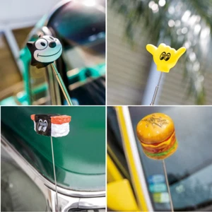 Car Truck Antenna Topper Squeeze Felix & Shaka & Musubi & Cafe Burger Set of 4 - Picture 1 of 20