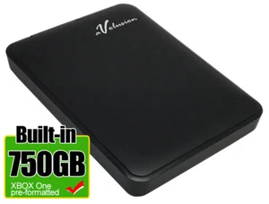 Avolusion 750GB USB 3.0 (XBOX One Pre-Formatted) External XBOX One Hard Drive - Picture 1 of 5