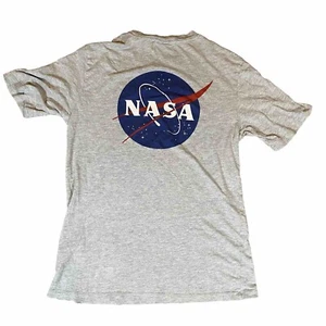 Label Of Graded Goods LOGG T Shirt Mens Small Gray NASA Logo Graphic Space - Picture 1 of 11