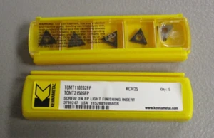 KENNAMETAL    carbide inserts    TCMT21505FP      Grade  KCM25   Pack of 5 - Bild 1 von 1