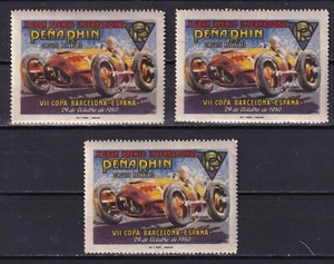 1954 - España -  Gran premio - Peña Rhin - Coches sport - Viñetas - MNH - Imagen 1 de 2