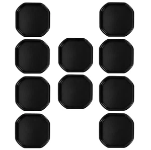 10 x Small Mixing Tray Black Plastic Spot Children's Messy Play Compost Cement - Picture 1 of 20