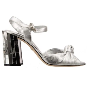 DOLCE & GABBANA Crystal Buckle Disco Ball Heels Sandals Pumps KEIRA 13379 - Picture 1 of 6