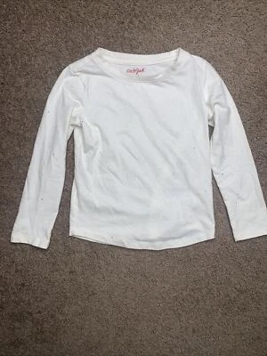 Girls Cat & Jack Long Sleeved Sparkle Shirt White XS (4/5) - Image 1 of 4