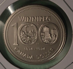 1974 Canada PL (prooflike) - $1 Dollar - from double dollar set - Picture 1 of 2