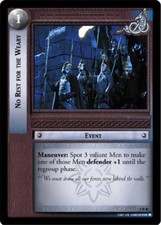 LOTR: No Rest for the Weary [Moderately Played] Battle of Helm's Deep Lord of th