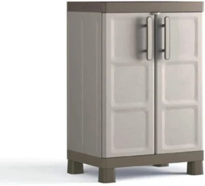 Tall Plastic Shed Outdoor Garden Tool Storage Unit Cupboard Lockable Waterproof - Picture 1 of 10