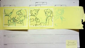 Dragon Tales 1999 Production Sue Bielenberg Hand Drawn Storyboard Page PBS KIDS - Picture 1 of 3
