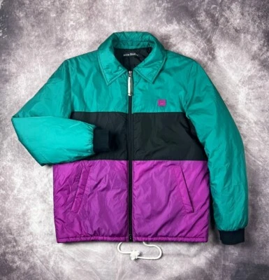 Acne Studios Odgar Face Logo Nylon Padded Jacket Mens size L - Image 1 of 4