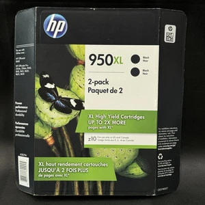 NEU HP 950XL Tintenpatronen Officejet Drucker schwarz 2er-Pack Ablaufdatum 11/2018 - Bild 1 von 8