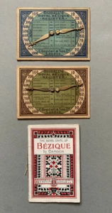 Antique Goodall BEZIQUE by Camden Standard Rule Book 49th Edition + 2 Score Card - Picture 1 of 10