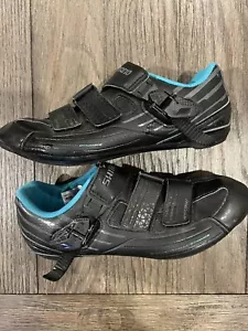 SHIMANO WOMENS SH-RP300-W-L ROAD CYCLING SHOES WITH CLEATS US 7.2 / EUR 39 - Picture 1 of 3