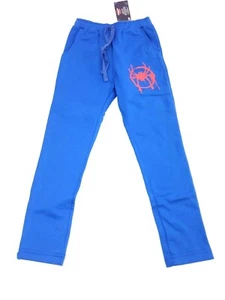 NWT Marvel Comics Spider-Man Logo Kid's Sweatpants Size 6 Into the Spiderverse - Picture 1 of 4