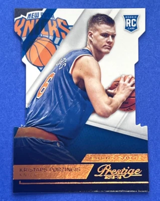 2015 Prestige Rookies Bonus Shots Orange Die-Cut Kristaps Porzingis Rookie /149 - Image 1 of 3