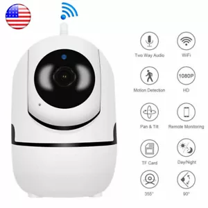 1080P HD IP Kamera Wi-Fi IR Nacht Smart Home Wireless Sicherheit Babyphone CCTV - Bild 1 von 12