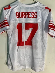 Reebok Women's NFL Jersey New York Giants Plaxico Burress White sz S - Picture 1 of 2