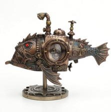 Veronese Resin Statues Hand Painted Steampunk Submarine Sci-fi Fantasy Statue X
