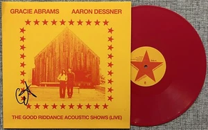 GRACIE ABRAMS SIGNED THE GOOD RIDDANCE ACOUSTIC SHOW VINYL LP - JSA COA - Picture 1 of 4