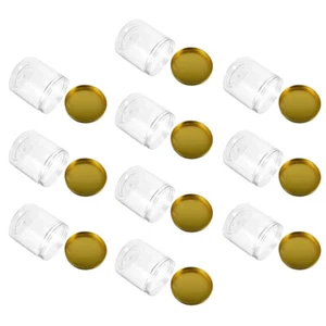 10 Pcs Storage Bottle Transparent Tea Can Kitchen Plastic Container - Picture 1 of 12