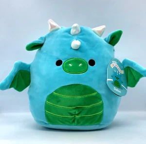 Squishmallows Collection Fantasy Dalton the Blue Dragon 8in NWT - Picture 1 of 6