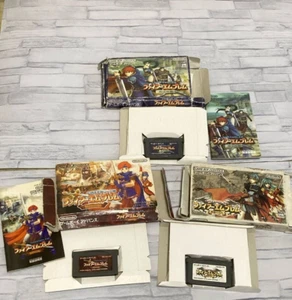 Lot 3 Game Boy Advance Fire Emblem Binding Blade + Blazing + Sacred Stones w/Box - Picture 1 of 7