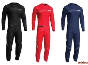Thor Youth Minimal Dirt Bike Gear Pant Jersey Combo Kids Motocross - Picture 1 of 43