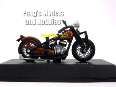 Indian Motorcycle Scout Board Tracker Racer 1/32 Scale Diecast Model - Image 1 of 4