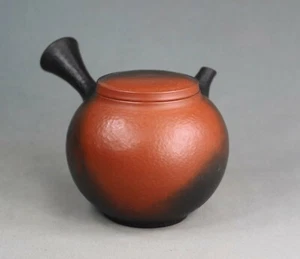 Tokoname Hand-made Yohen Tataki Teapot by Yoshiki, #yoshiki65 : D93*H80m, 310ml - Picture 1 of 10