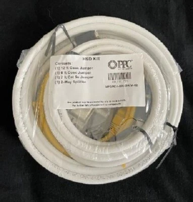 Jumpers Cat 5e Jumper 2-Way Splitter Pack NEW ch-sik-data-02 - PPC HSD KIT Coax - Image 1 of 2