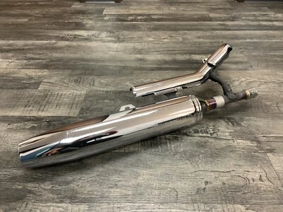 Yamaha 2004-2016 XVS650 650 VSTAR CA silenciador inferior tubo de escape deslizable OEM #67  Foto 1 de 4