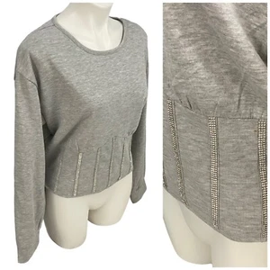 Top de mujer A Love Story XL estrás corsé tema sudadera manga larga baile - Imagen 1 de 12