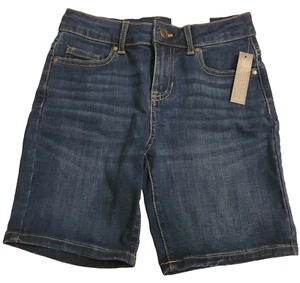 Falls Creek Denim Bermuda Shorts - Girls Size 10/12 - 5 Pocket - NEW WITH TAG - Picture 1 of 7