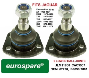 BALL JOINTS Jaguar Valden Plas XJ12 XJS XJR XJ6 Front LOWER  JLM11860 CAC9937 - Picture 1 of 2