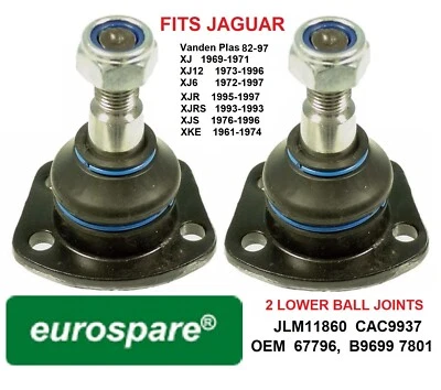 BALL JOINTS Jaguar Valden Plas XJ12 XJS XJR XJ6 Front LOWER  JLM11860 CAC9937 - Image 1 of 2