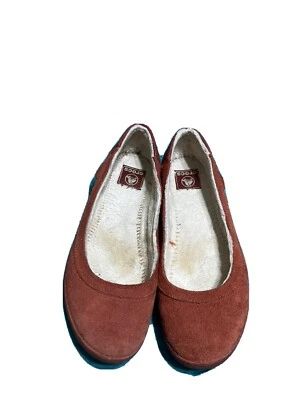 CROCS MUJER GAMUZA OXIDADA BERRYESSA ZAPATOS PLANOS DE BALLET ANTIDESLIZANTES FORRADOS DIFUSOS TALLA 10 Foto 1 de 4