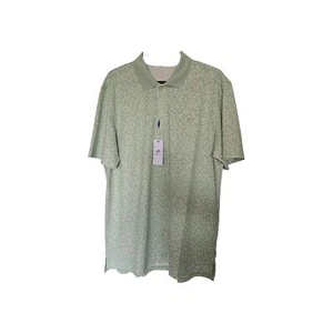 Southern Tide SZ L Mens SS Performance Shirt Smoke Green Tropical Floral NWT - Picture 1 of 3