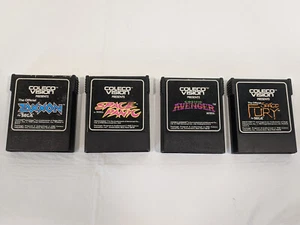 ColecoVision Games Lot of 4 Zaxxon Space Panic Cosmic Avenger Space Furry - Picture 1 of 17