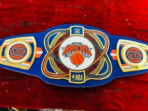 NEW YORK KNICKS NBA LEGADO CAMPEONATO RÉPLICA CINTURÓN TÍTULO 2MM Zinc Chapado - Imagen 1 de 5