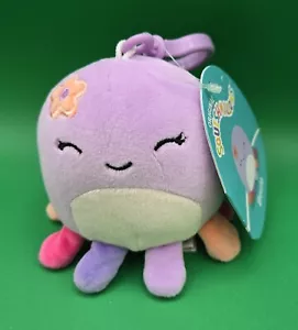 Squishmallows "Beula" The Purple Octopus, Clip-on, Plush Toy NWT - Picture 1 of 4