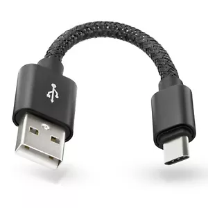 Mobilefox USB Type C Plug 12cm Charging Cable Short Suitable For Huawei Honor 8 - Picture 1 of 4