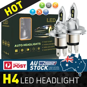 2x MODIGT LED H4 Headlight Globe For Suzuki Jimny SUV 2013 2014 2015 2016 2017 - Picture 1 of 24