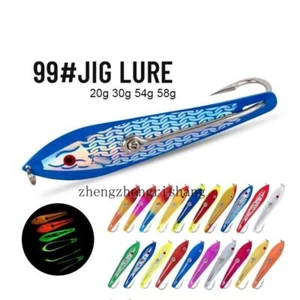 3pcs Holographic Drone Trolling Spoon Hook Sea Suef Fishing Fishing Lure 20g-58g - Picture 1 of 16