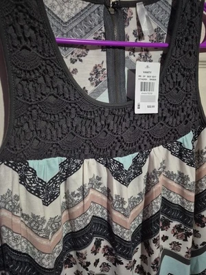 Camiseta sin mangas Vanity para mujer talla mediana nueva con etiquetas Foto 1 de 3
